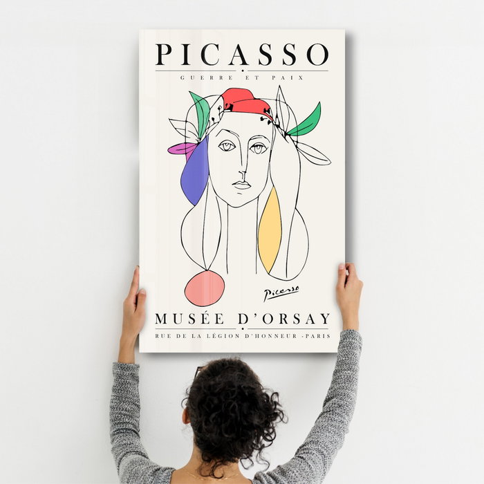 Wallity Pintura Decorativa de Vidrio Templado Multicolor 46 x 72 cm Wallity Pintura Decorativa de Vidrio Templado Multicolor 46 x 72 cm